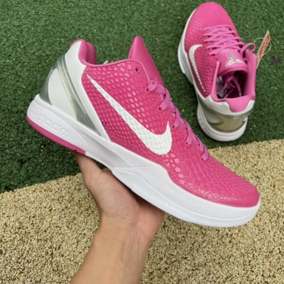 NlKE Kobe 6 Protro Kay Yow Think Pink - Picture 1 of 6